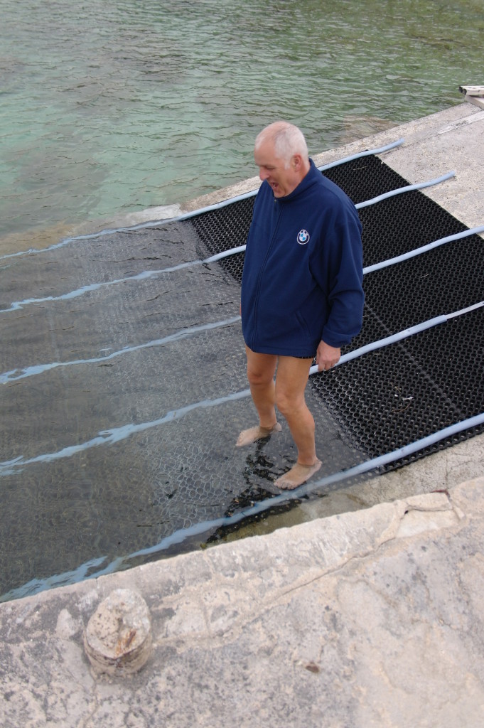 voda na Krku ještě nic moc